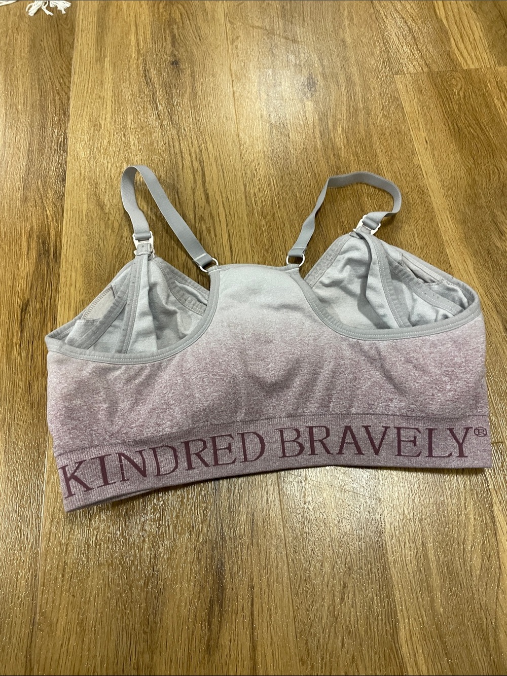 Kindred Bravely Nursing Bras - Black and Light Pink Ombre - Picture 9 of 10